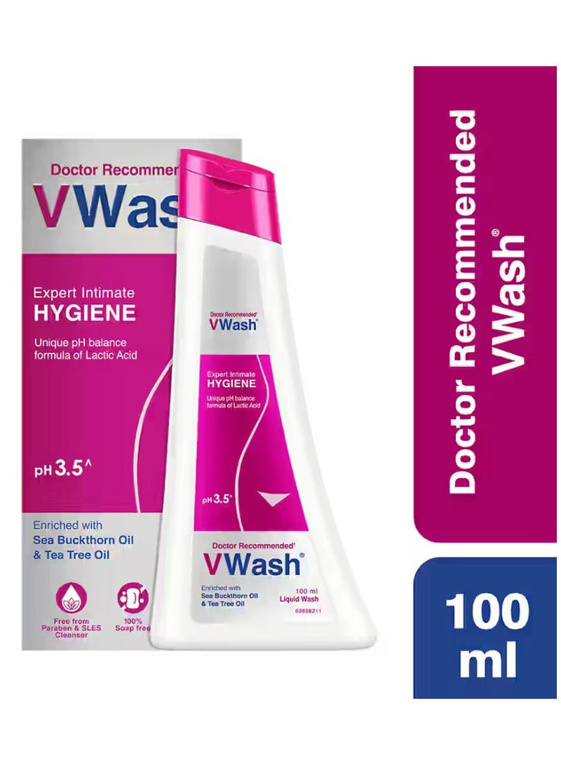 VWash Expert Intimate Hygiene 100ml | Prevents Itching, Irritation & Dryness | Suitable For All Skin Types - Image 1